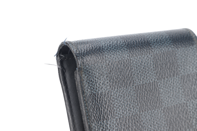 LOUIS VUITTON N60895 MULTIPLE DAMIER GRAPHITE WALLET BI-FOLD WITH DUST COVER AND BOX