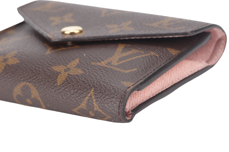 LOUIS VUITTON M62360 VICTORINE WALLET MONOGRAM COATED CANVAS GOLD HARDWARE NO DUST COVER