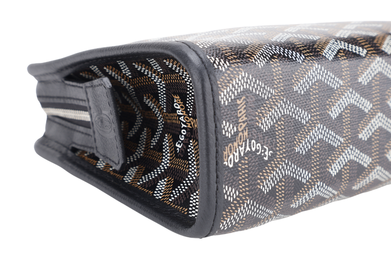 GOYARD JOUVENCE PM TOILETRY BAG BLACK COLOR WITH DUST COVER