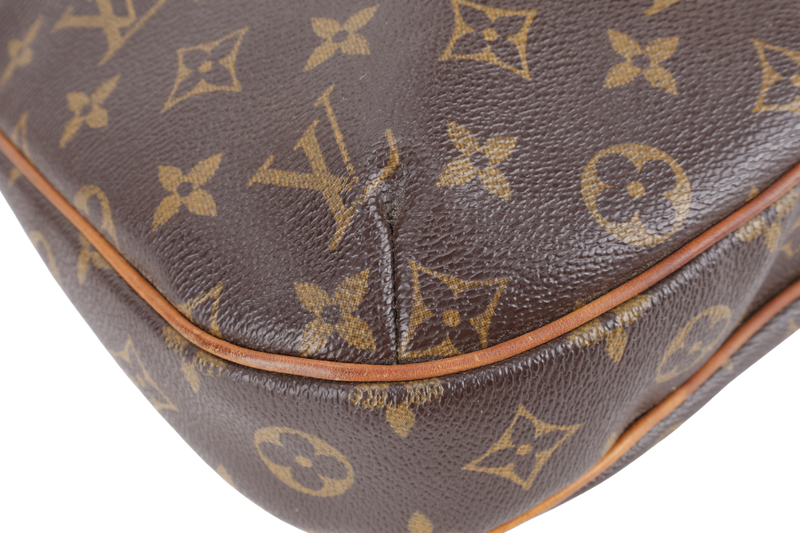 LOUIS VUITTON ODEON M56390 MONOGRAM CANVAS GOLD HARDWARE WITH DUST COVER