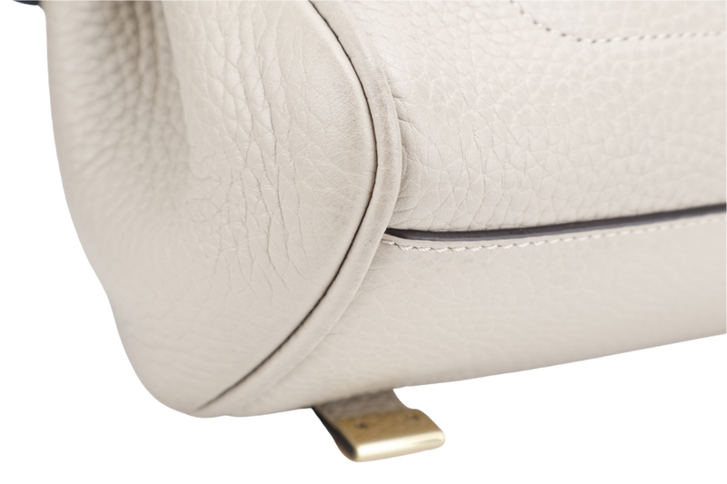MULBERRY ALEXA LIGHT BEIGE CALF LEATHER BAG GOLD HARDWARE WITH STRAPS AND DUST COVER