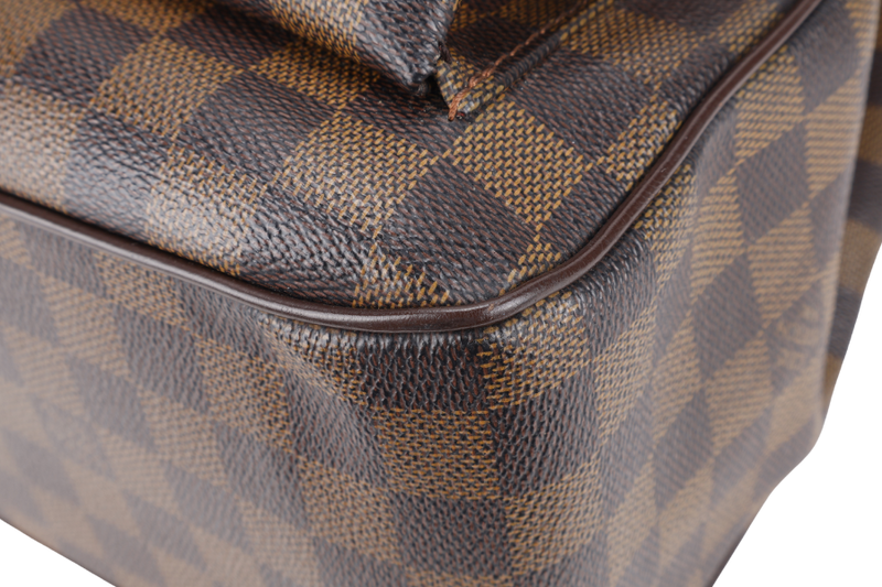 LOUIS VUITTON UZES TOTE BAG DAMIER EBENE CANVAS GOLD HARDWARE NO DUST COVER