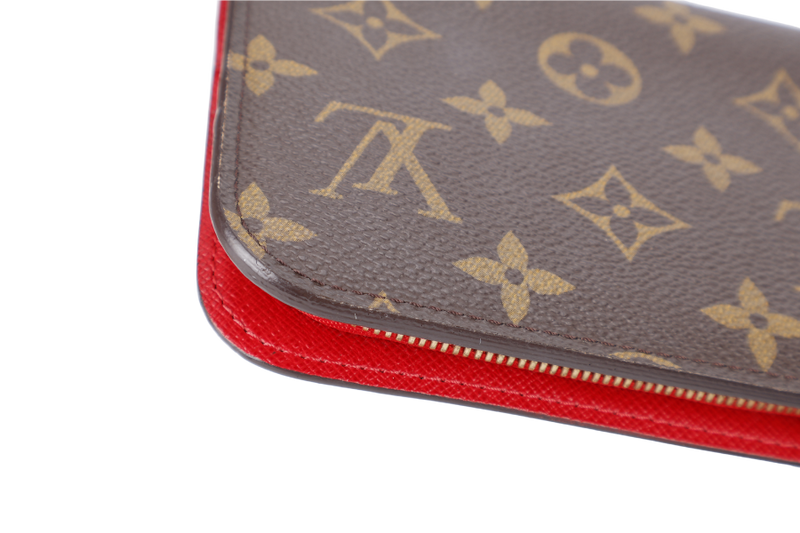 LOUIS VUITTON INSOLITE LONG WALLET GOLD HARDWARE WITH DUST COVER