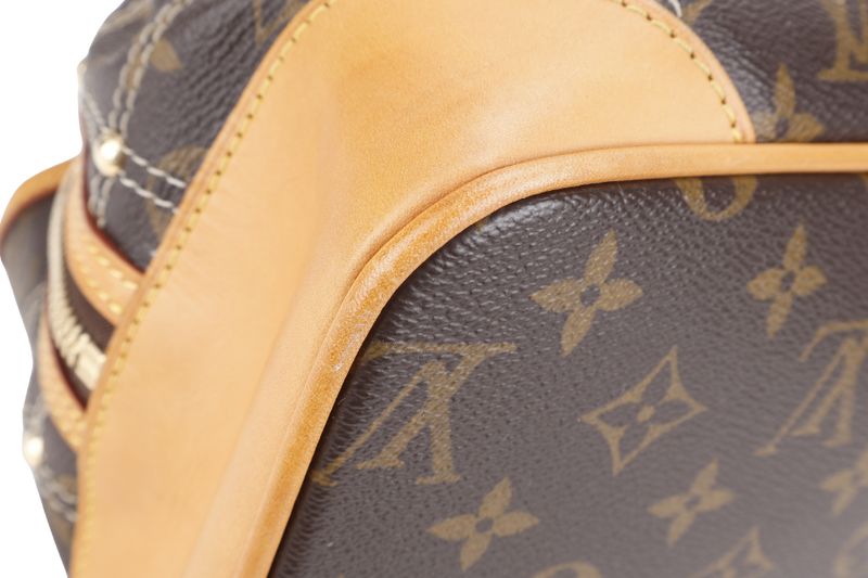 LOUIS VUITTON M40140 RIVETTE SHOULDER BAG MONOGRAM CANVAS GOLD HARDWARE WITH DUST COVER