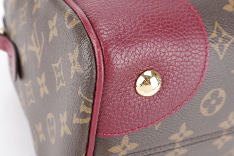 LOUIS VUITTON RETIRO NM AURORE MONOGRAM CANVAS GOLD HARDWARE WITH STRAPS, LOCK&KEYS AND DUST COVER