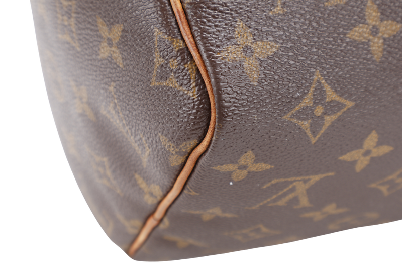 LOUIS VUITTON SPEEDY 30 MONOGRAM CANVAS GOLD HARDWARE NO DUST COVER