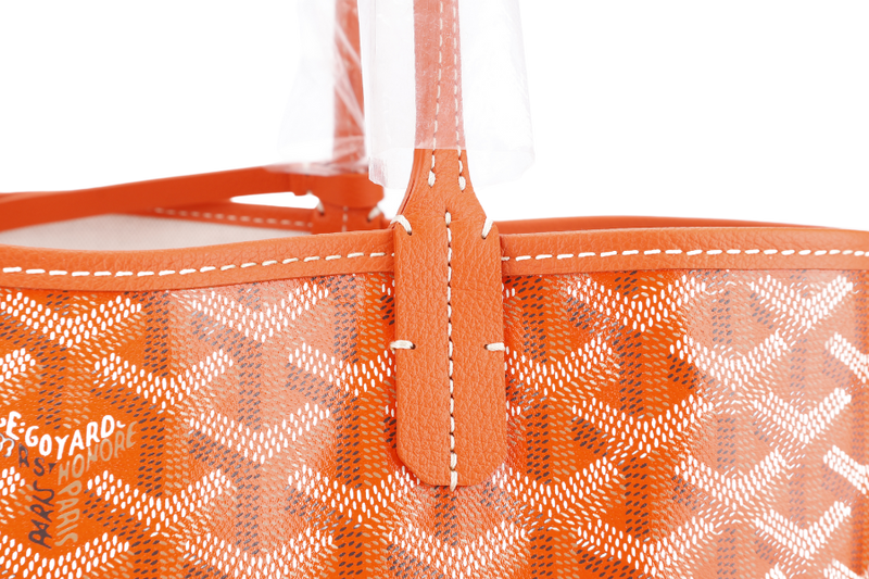 GOYARD SAINT LOUIS PM BAG ORANGE COLOR WITH DUST COVER