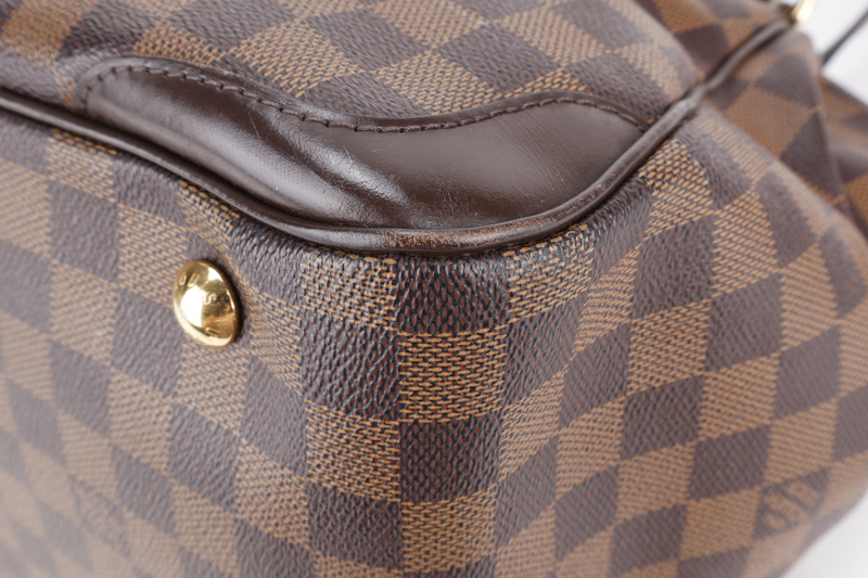 LOUIS VUITTON VERONA MM DAMIER EBENE CANVAS GOLD HARDWARE WITH LOCK&KEYS AND DUST COVER