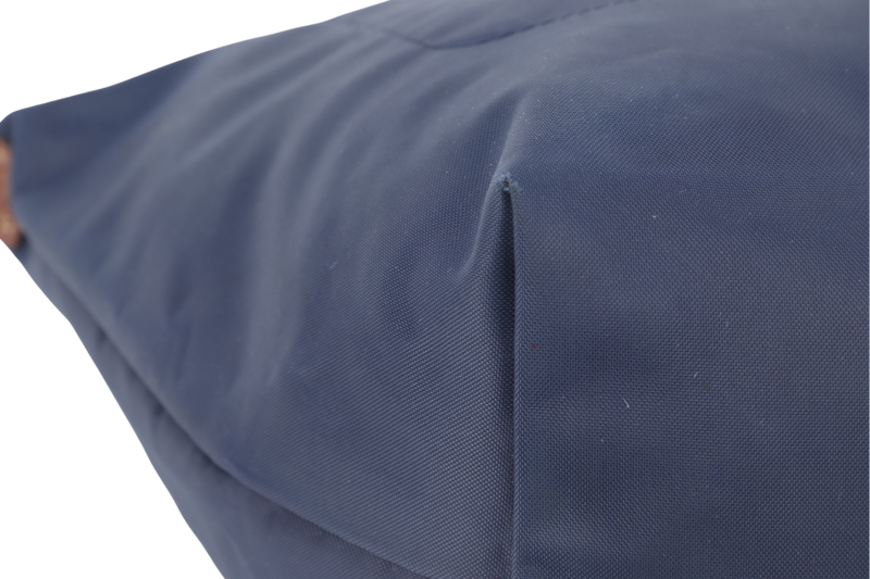 LONGCHAMP LE PLIAGE SMALL NAVY BLUE CANVAS GOLD HARDWARE NO DUST COVER