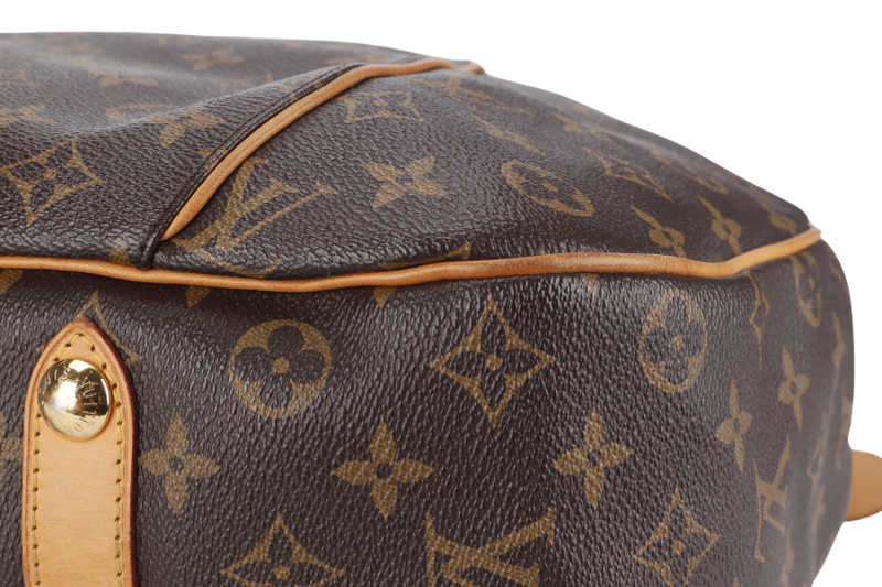 LOUIS VUITTON GALLERIA PM MONOGRAM CANVAS HOBO BAG GOLD HARDWARE WITH DUST COVER