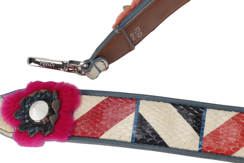 FENDI SNAKE EMBOSSED STRAP, NO DUST COVER & BOX