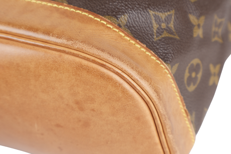 LOUIS VUITTON M51136 MONTSOURIS MM BACKPACK MONOGRAM COATED CANVAS GOLD HARDWARE NO DUST COVER