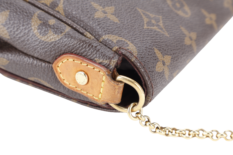 LOUIS VUITTON M40718 FAVOURITE MM MONOGRAM GOLD HARDWARE NO DUST COVER