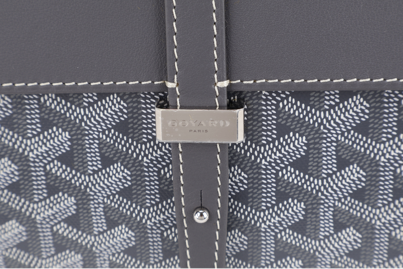 GOYARD COURSIER MESSENGER BAG GREY COLOR WITH DUST COVER