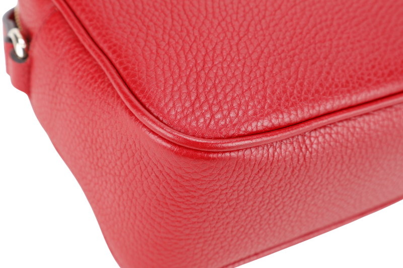 GUCCI SOHO DISCO CROSSBODY RED CALF LEATHER GOLD HARDWARE NO DUST COVER
