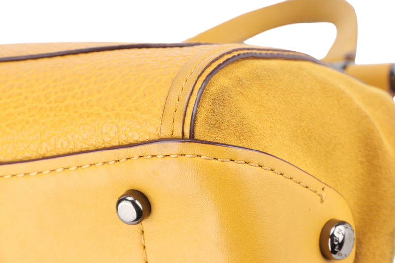 COACH MEDIUM YELLOW DRIFTER HANDBAG RUTHENIUM HARDWARE NO DUST COVER