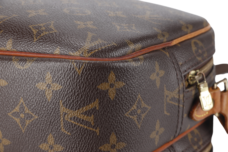 LOUIS VUITTON REPORTER PM (M45254) MONOGRAM CANVAS GOLD HARDWARE WITH DUST COVER