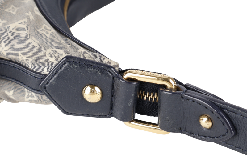 LOUIS VUITTON M40404 IDYLLE RHAPSODY MM NAVY BLUE MONOGRAM CANVAS GOLD HARDWARE WITH DUST COVER