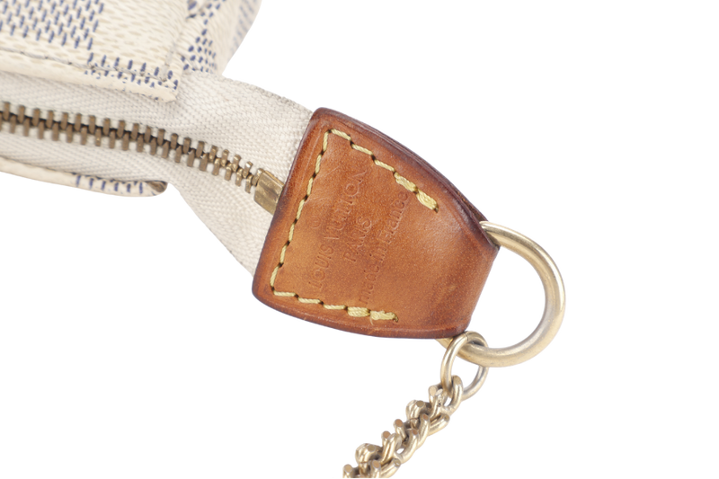 LOUIS VUITTON N58010 MINI POCHETTE DAMIER AZUR CANVAS NO DUST COVER
