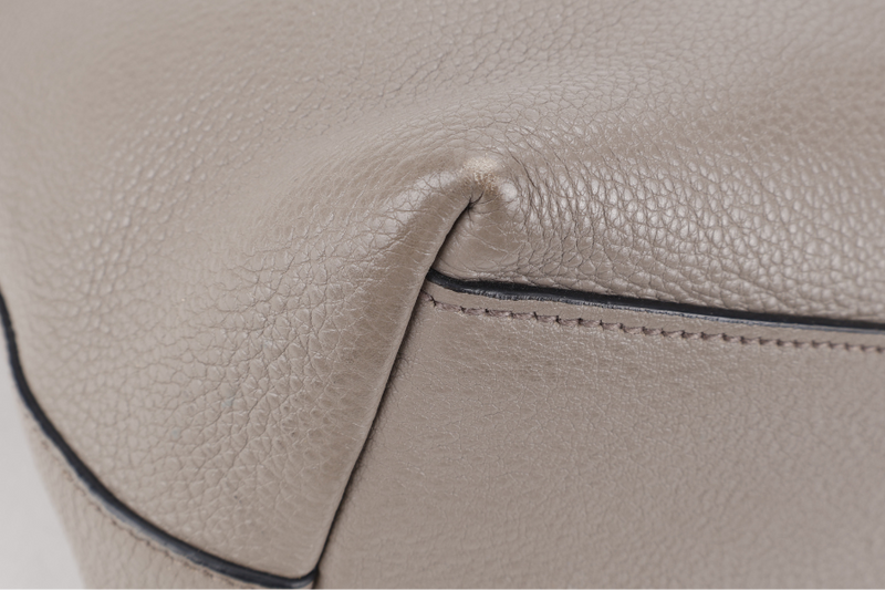 PRADA SAFFIANO LEATHER HANDBAG GOLD HARDWARE WITH DUST COVER AND CARD