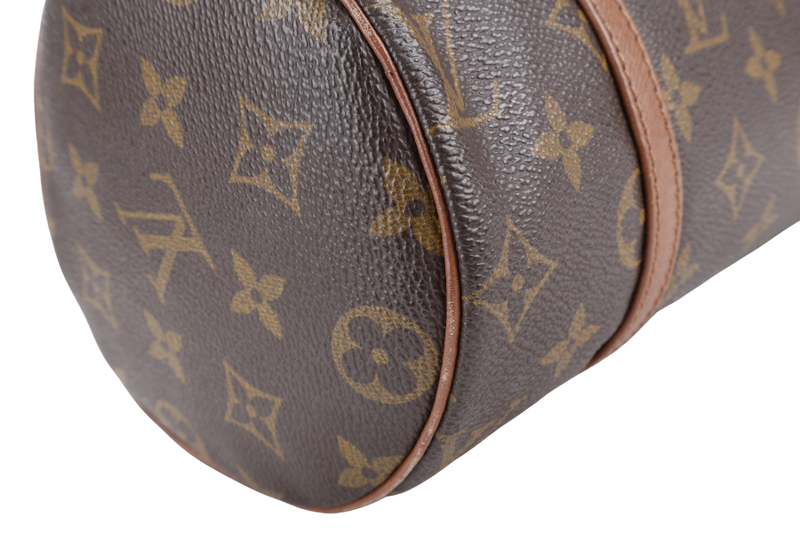 LOUIS VUITTON PAPILLON 26 MONOGRAM COATED CANVAS GOLD HARDWARE WITH DUST COVER