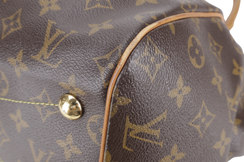 LOUIS VUITTON M40144 TIVOLI GM MONOGRAM CANVAS GOLD HARDWARE WITH DUST COVER