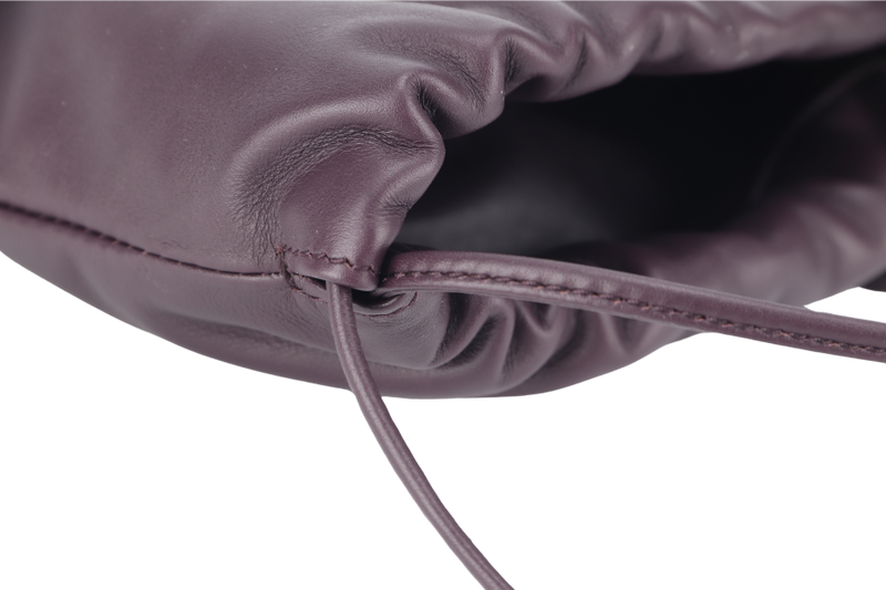 BOTTEGA VENETA MINI BULB PURPLE CALFSKIN LEATHER WITH DUST COVER AND BOX