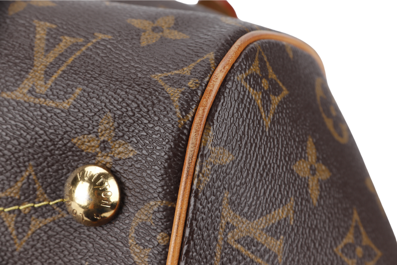 LOUIS VUITTON TIVOLI GM (M40146) MONOGRAM CANVAS GOLD HARDWARE WITH DUST COVER