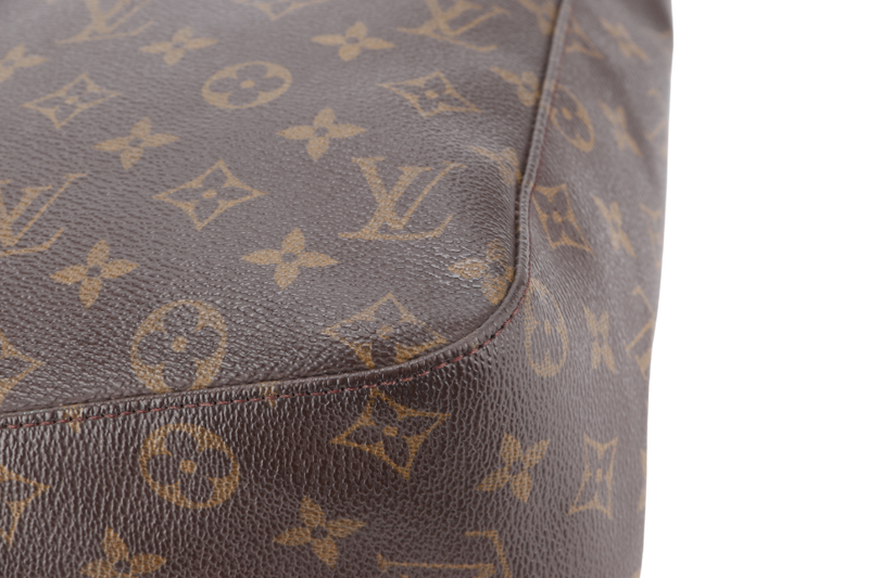 LOUIS VUITTON LOOPING TOTE BAG GM MONOGRAM CANVAS GOLD HARDWARE NO DUST COVER