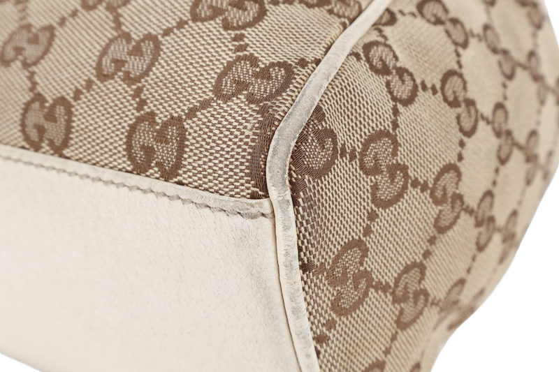 GUCCI SUKEY BAG MEDIUM BEIGE GG CANVAS GOLD HARDWARE NO DUST COVER