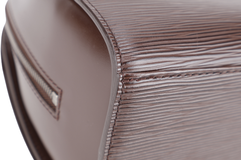 LOUIS VUITTON POINT-NEUF DARK BROWN EPI LEATHER SILVER HARDWARE NO DUST COVER