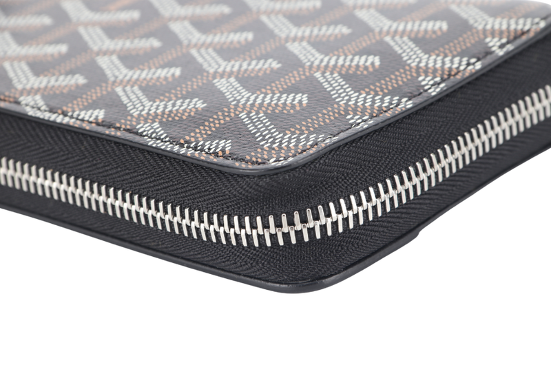 GOYARD MATIGNON WALLET BLACK & BROWN WITH BOX