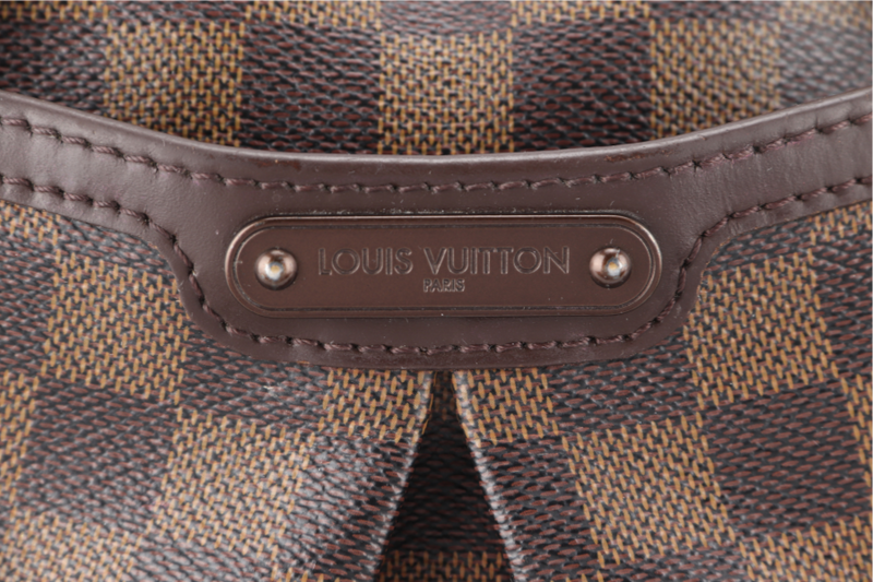 LOUIS VUITTON N42250 BLOOMSBURY GM DAMIER EBENE CANVAS GOLD HARDWARE WITH DUST COVER