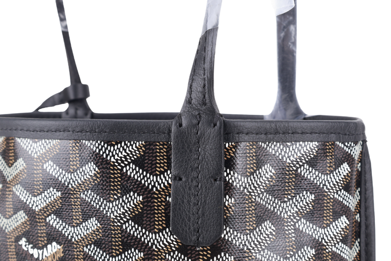 GOYARD ANJOU MINI BAG BLACK COLOR WITH DUST COVER