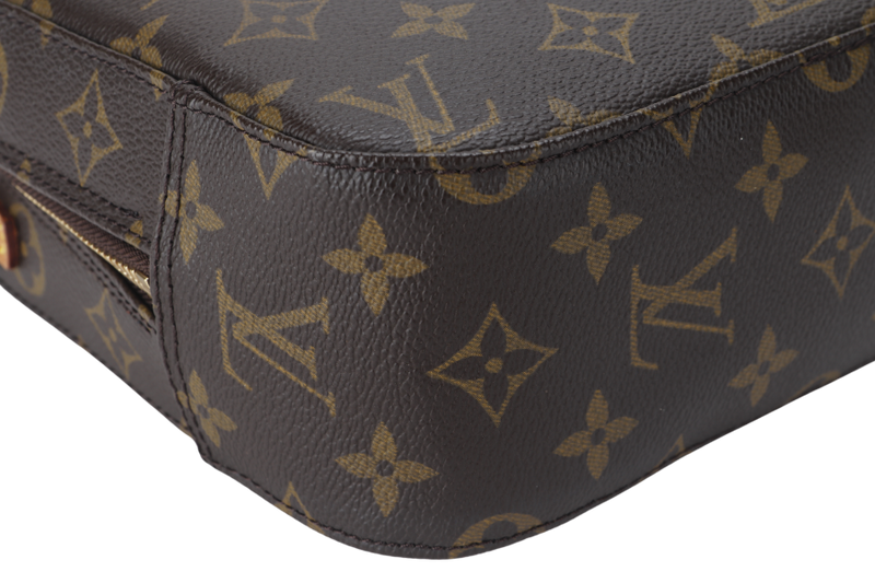 LOUIS VUITTON SPONTINI MONOGRAM (M47500) CANVAS GOLD HARDWARE WITH STRAP AND DUST COVER