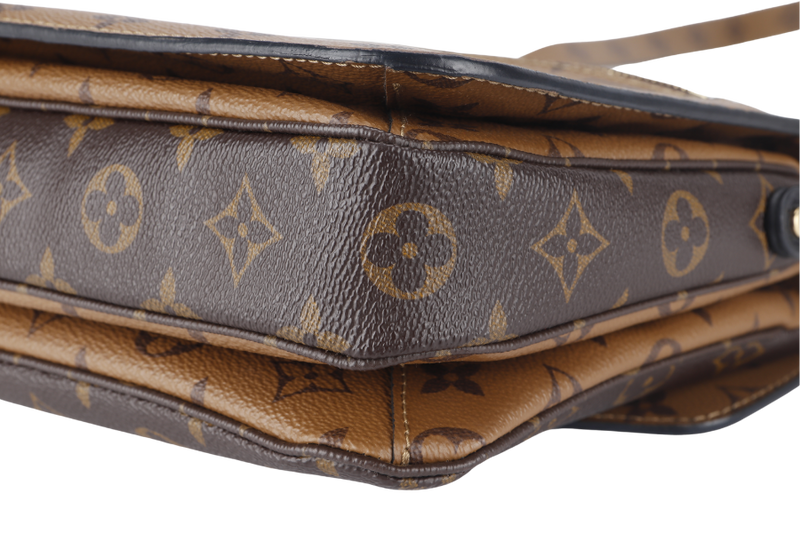 LOUIS VUITTON POCHETTE METIS (M44876) MONOGRAM REVERSE COATED CANVAS WITH DUST COVER