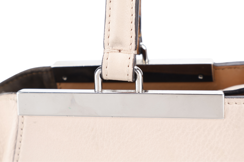 FENDI BICOLOR 3JOURS LEATHER TOTE BAG NO DUST COVER