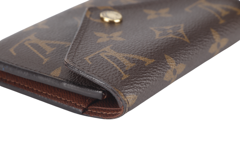 LOUIS VUITTON VICTORINE WALLET (M62472) BROWN MONOGRAM CANVAS GOLD HARDWARE NO DUST COVER