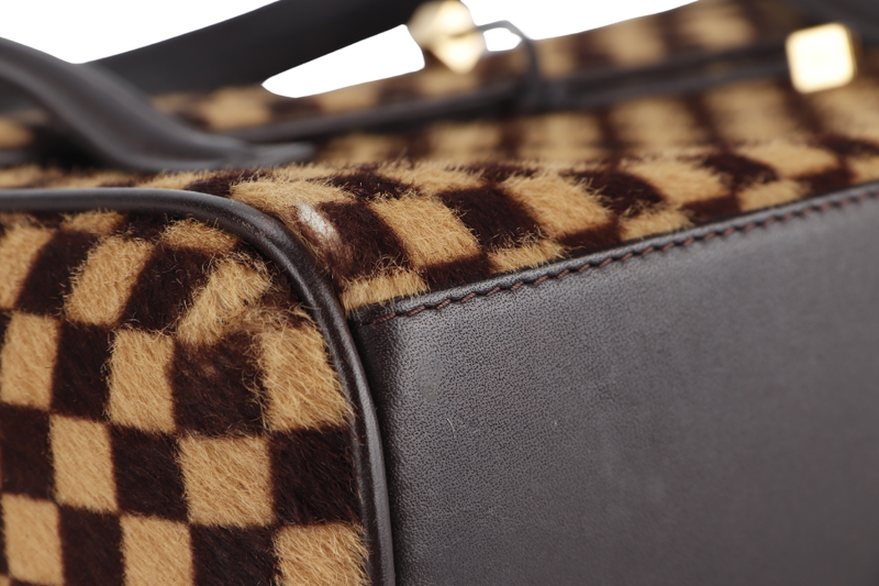 LOUIS VUITTON DAMIER SAUVAGE LIONNE SATCHEL (M92131) NO DUST COVER