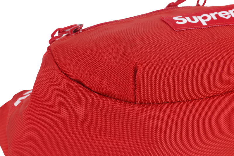 SUPREME RED CANVAS SS18 WAIST BAG NO DUST COVER