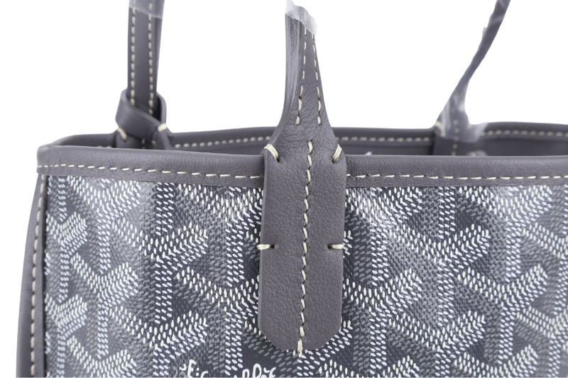GOYARD ANJOU MINI BAG GREY COLOR WITH DUST COVER