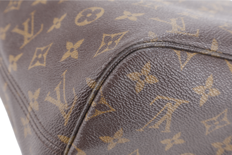 LOUIS VUITTON M46975 NEVERFULL PM MONOGRAM CANVAS GOLD HARDWARE NO DUST COVER