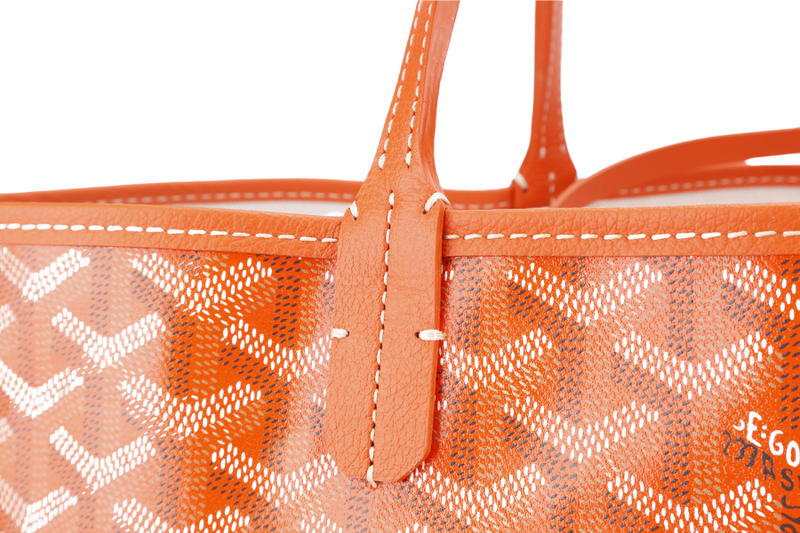 GOYARD SAINT LOUIS PM BAG ORANGE COLOR WITH DUST COVER