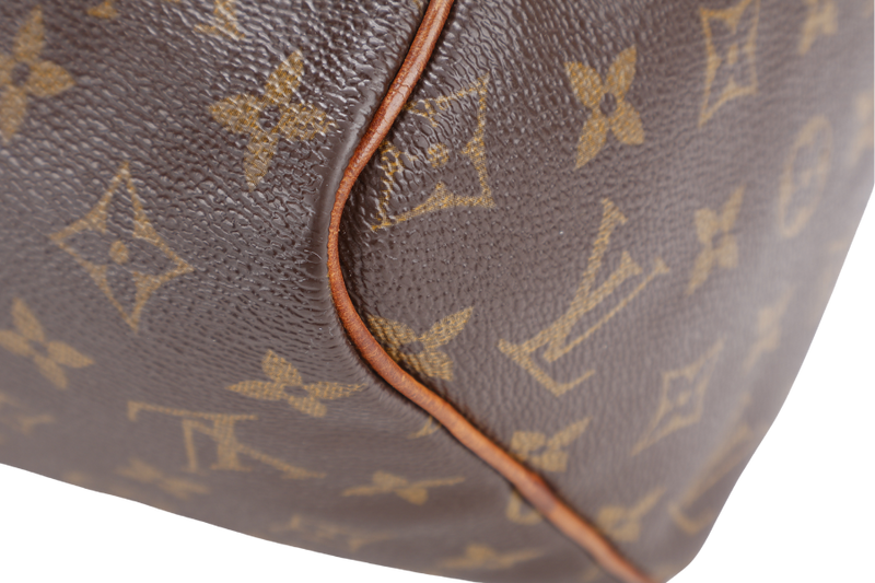 LOUIS VUITTON SPEEDY 30 MONOGRAM CANVAS GOLD HARDWARE NO DUST COVER
