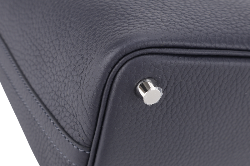 HERMES PICOTIN 18 CABAN CLEMENCE LEATHER STAMP K (YEAR 2025) WITH SILVER HARDWARE WITH LOCK&KEYS, DUST COVER AND BOX