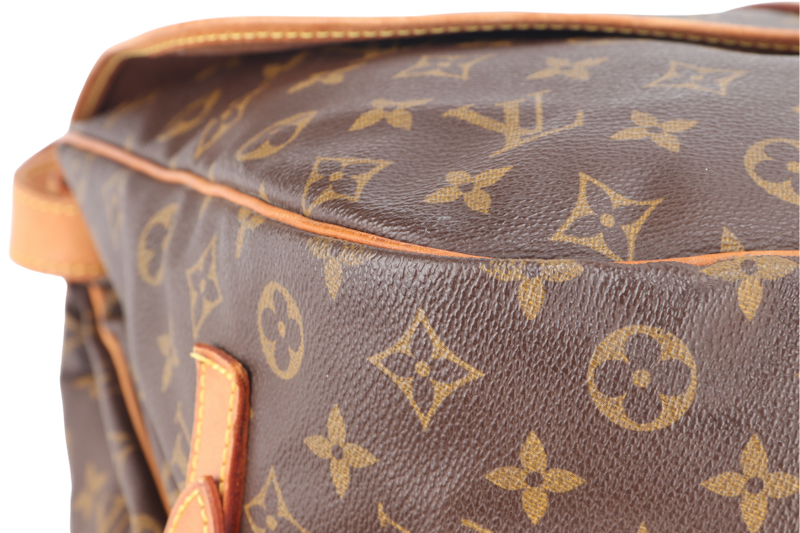 LOUIS VUITTON M42256 SAUMUR 35 MONOGRAM CANVAS GOLD HARDWARE NO DUST COVER