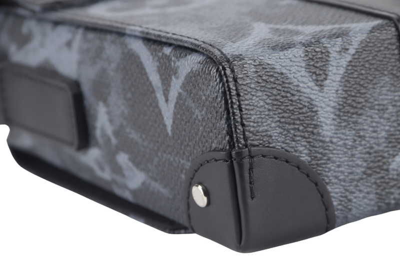 LOUIS VUITTON TRUNK MESSENGER (M57271) MONOGRAM PASTEL NOIR CANVAS WITH DUST COVER AND BOX