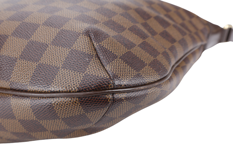 LOUIS VUITTON BLOOMSBURY GM DAMIER EBENE GOLD HARDWARE NO DUST COVER