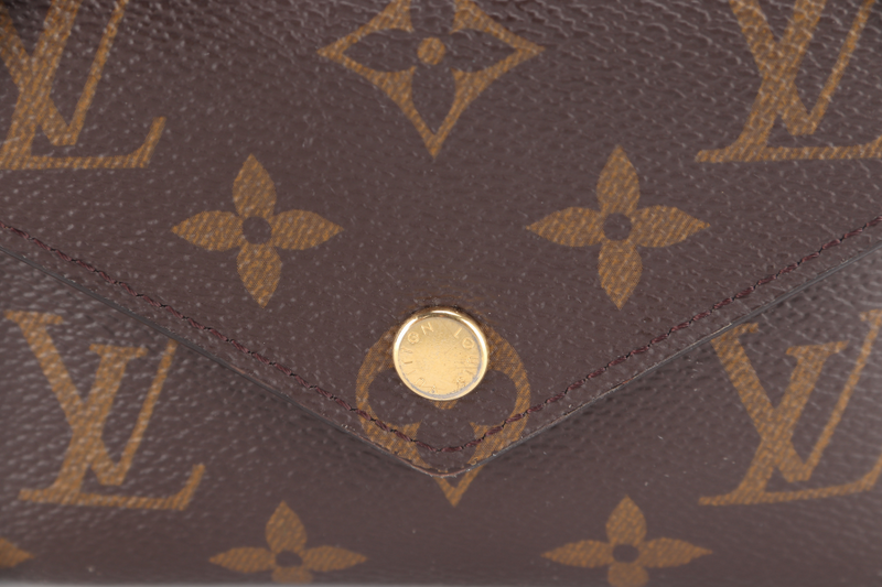 LOUIS VUITTON M62360 VICTORINE WALLET MONOGRAM COATED CANVAS GOLD HARDWARE NO DUST COVER