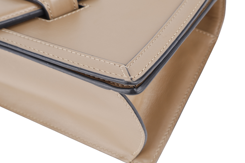 LOEWE BARCELONA MEDIUM BROWN LEATHER CALF LEATHER GOLD HARDWARE NO DUST COVER